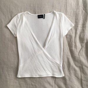 Urban Outfitters Florence Wrap Crop Top